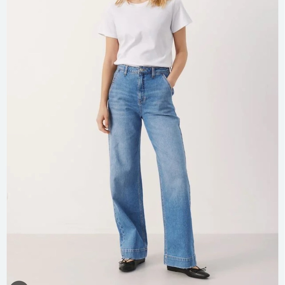 Part Two Denim Wide Leg Jean Size 26 - Barba